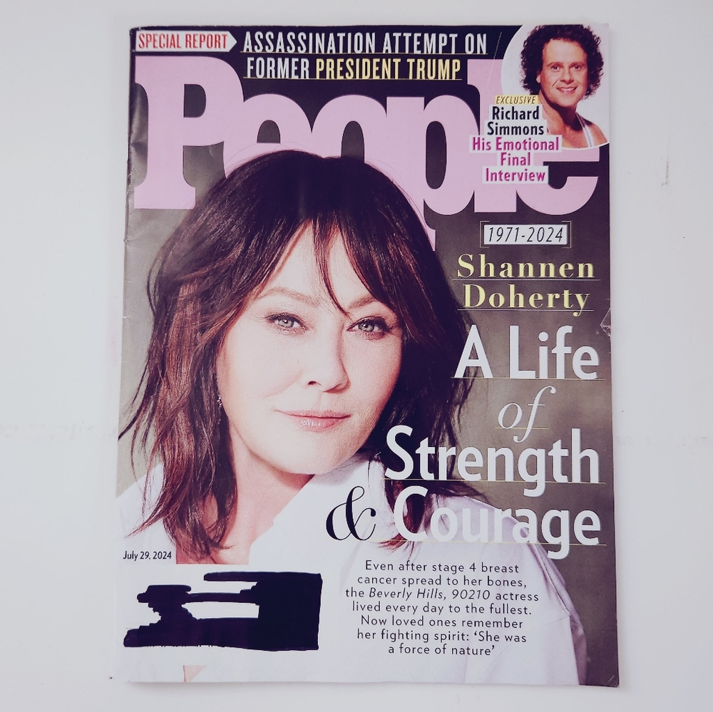 🍭7/$15 People Magazine July 2024 Shannen Doherty